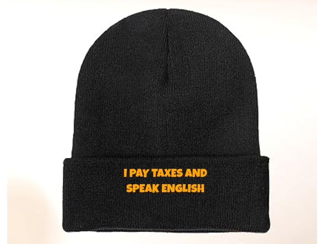 I Pay Taxes and Speak English - Beanie