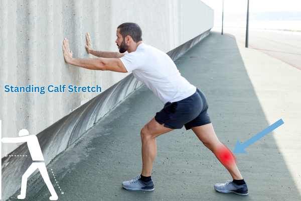 Standing Calf Stretch example
