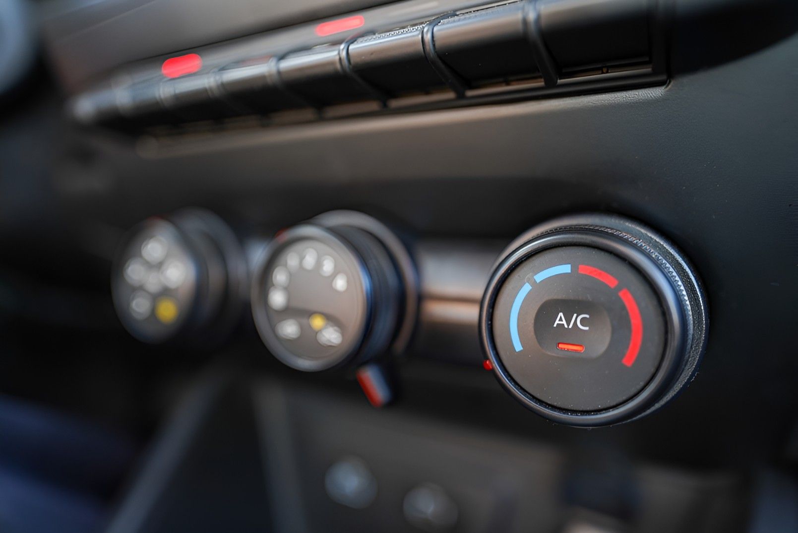 Close Up of the AC Controls in a Car — Cooling Plus Refrigeration & Airconditioning in Ciccone, NT