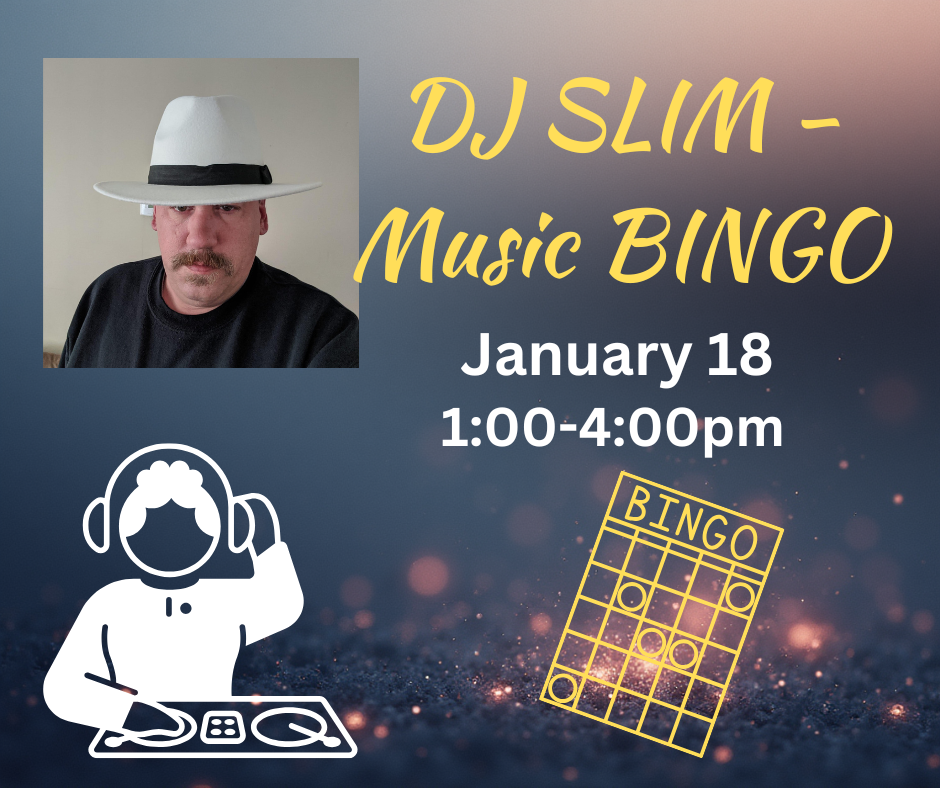 Music BINGO w/DJ Slim