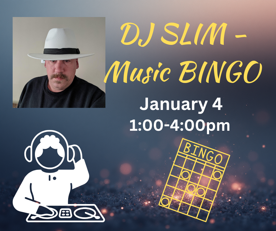 Music BINGO w/DJ Slim