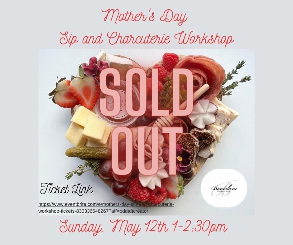 Mother's Day Sip and Charcuterie Workshop