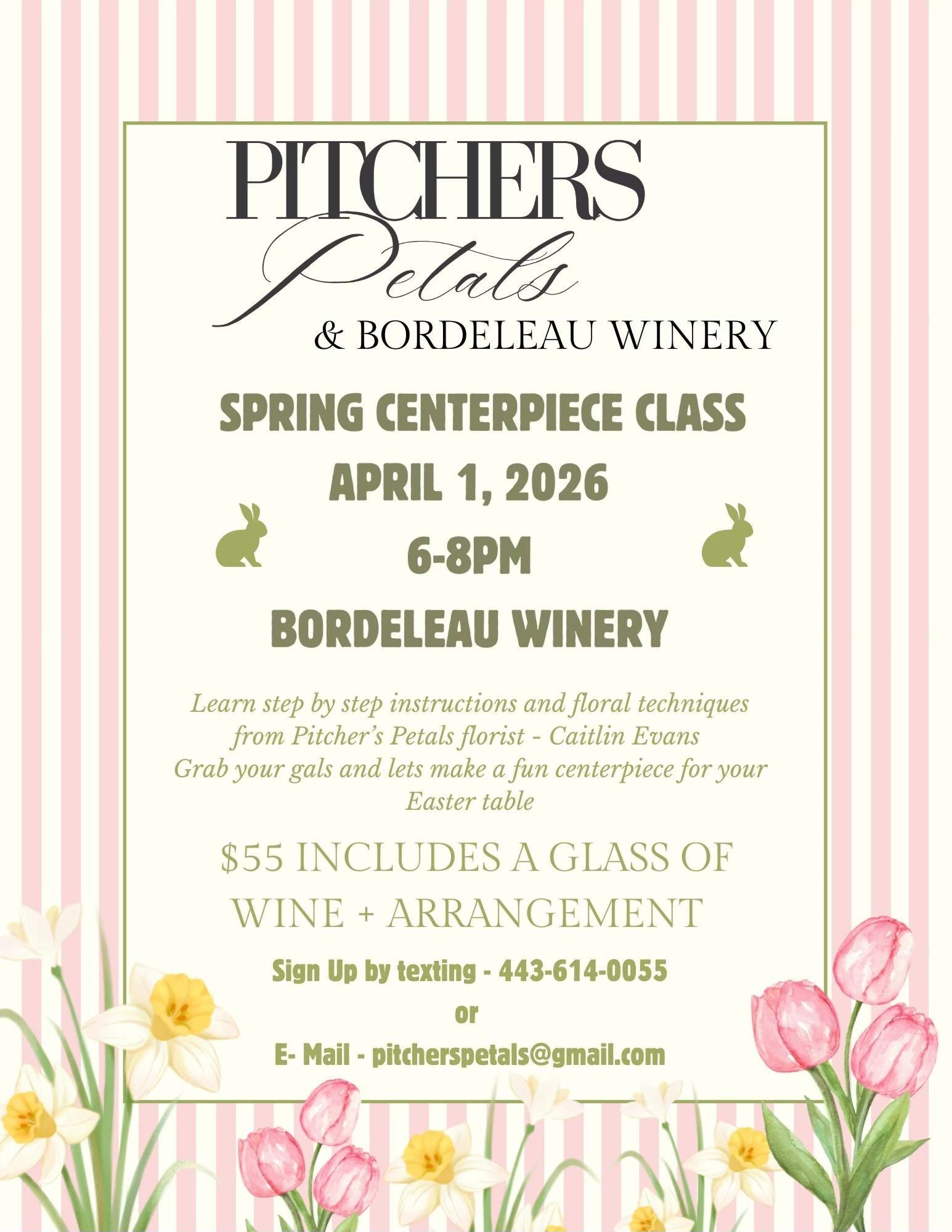 Spring Floral Centerpiece Workshop