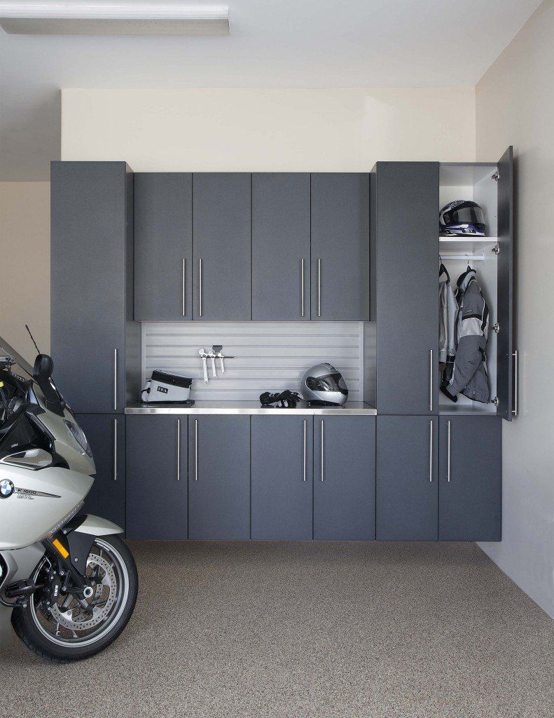 Custom Built Garage Cabinets