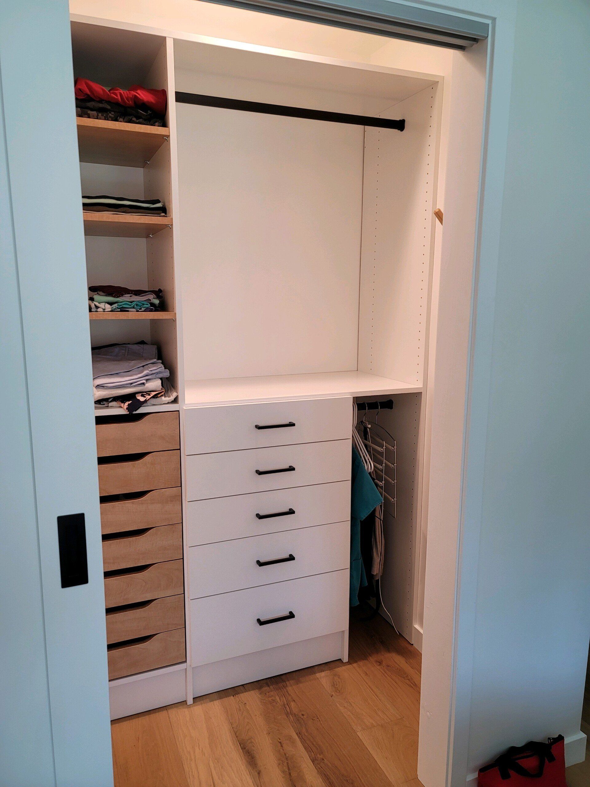 Custom Closet System Installation Project