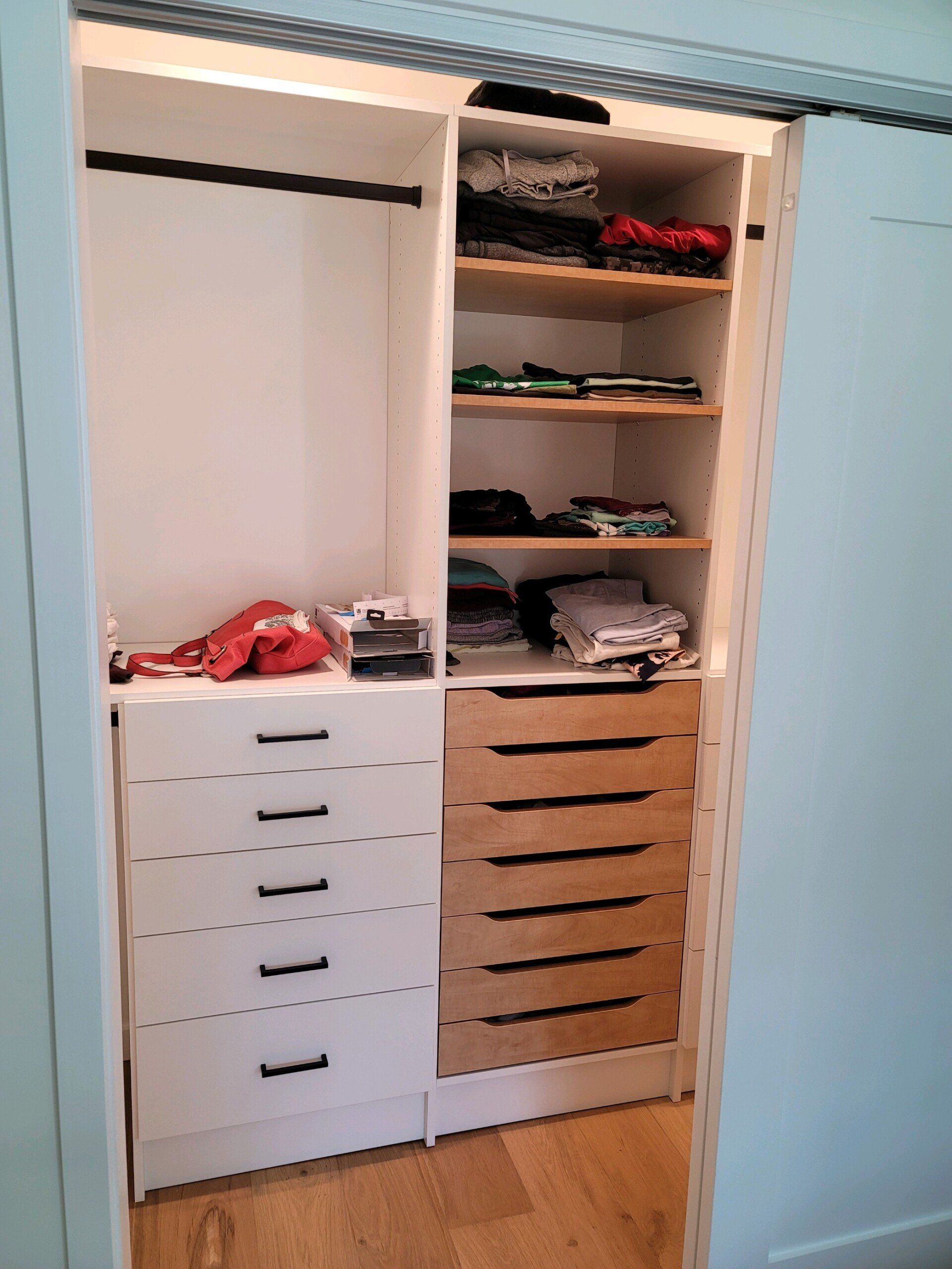 Custom Closet System Installation Project