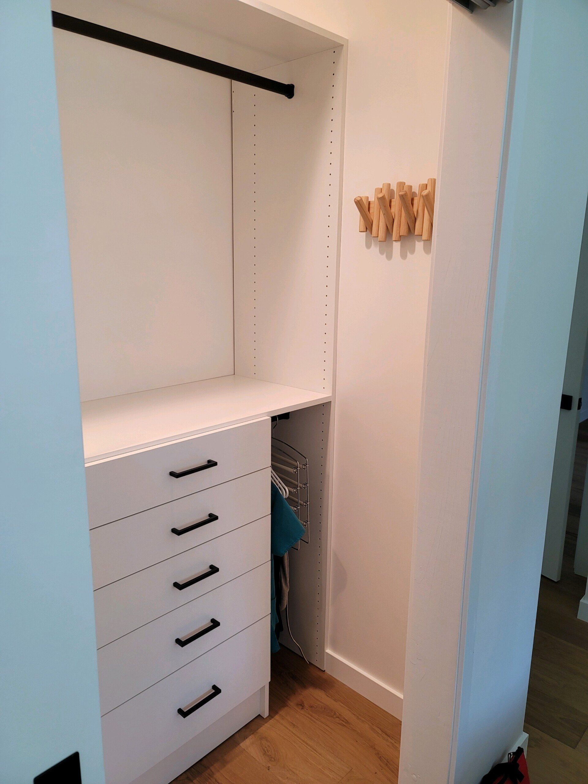 Custom Closet System Installation Project