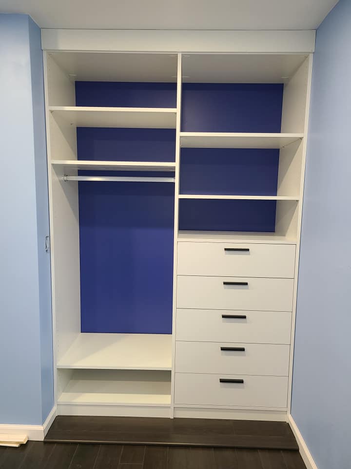 Custom Closet System Installation Project