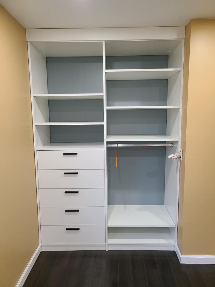 Custom Closet System Installation Project