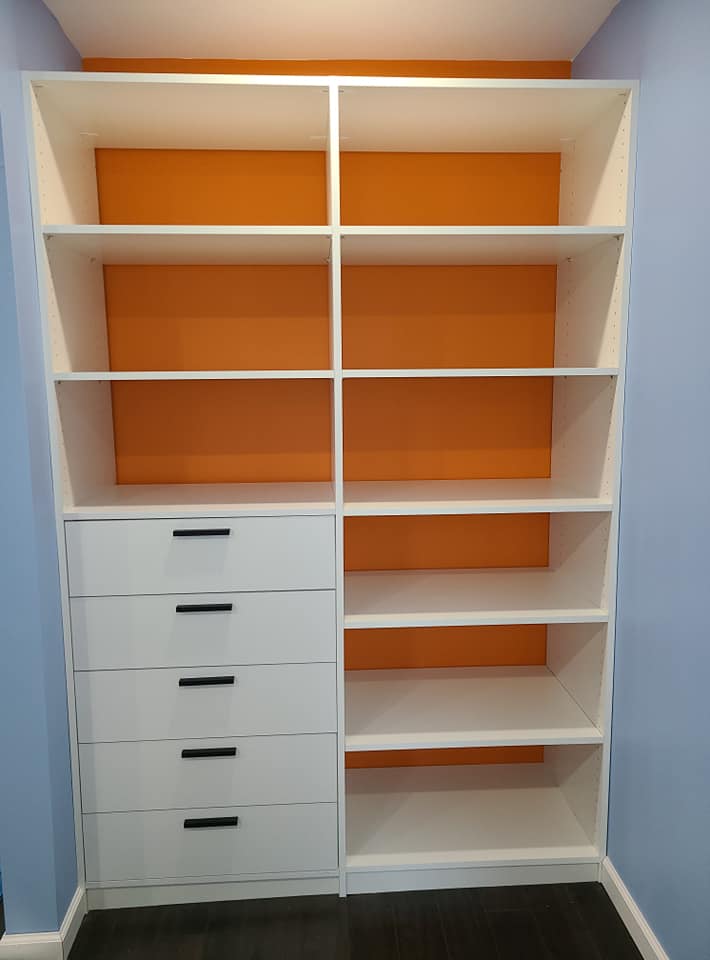 Custom Closet System Installation Project