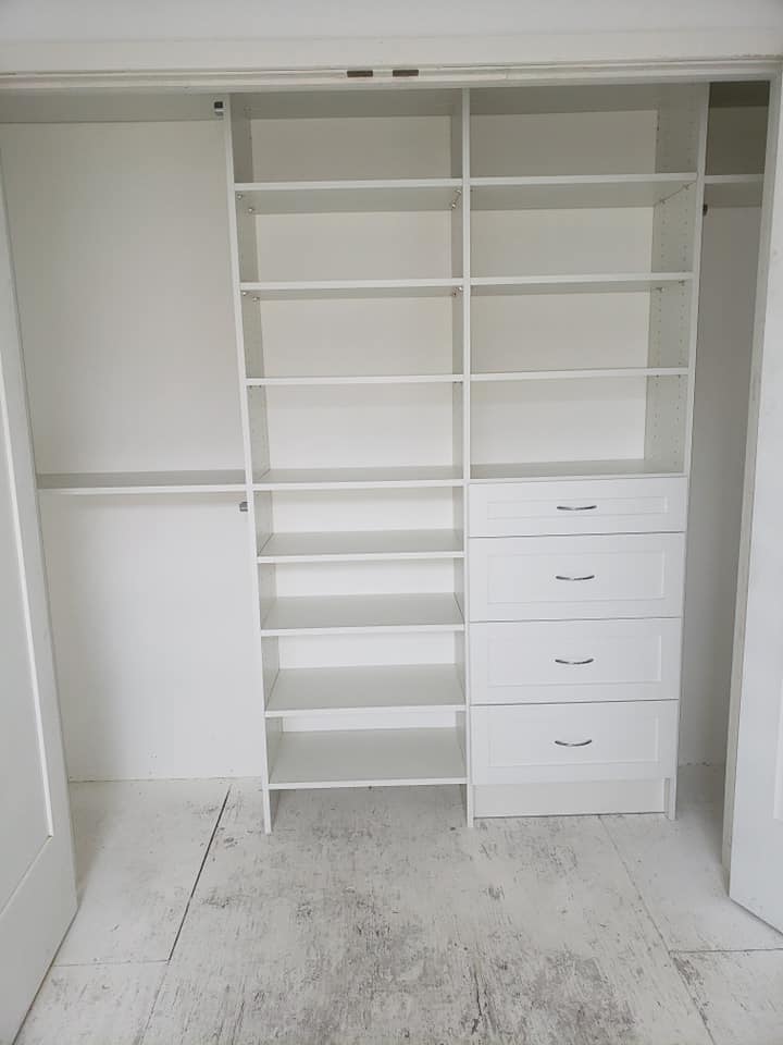 Custom Closet System Installation Project