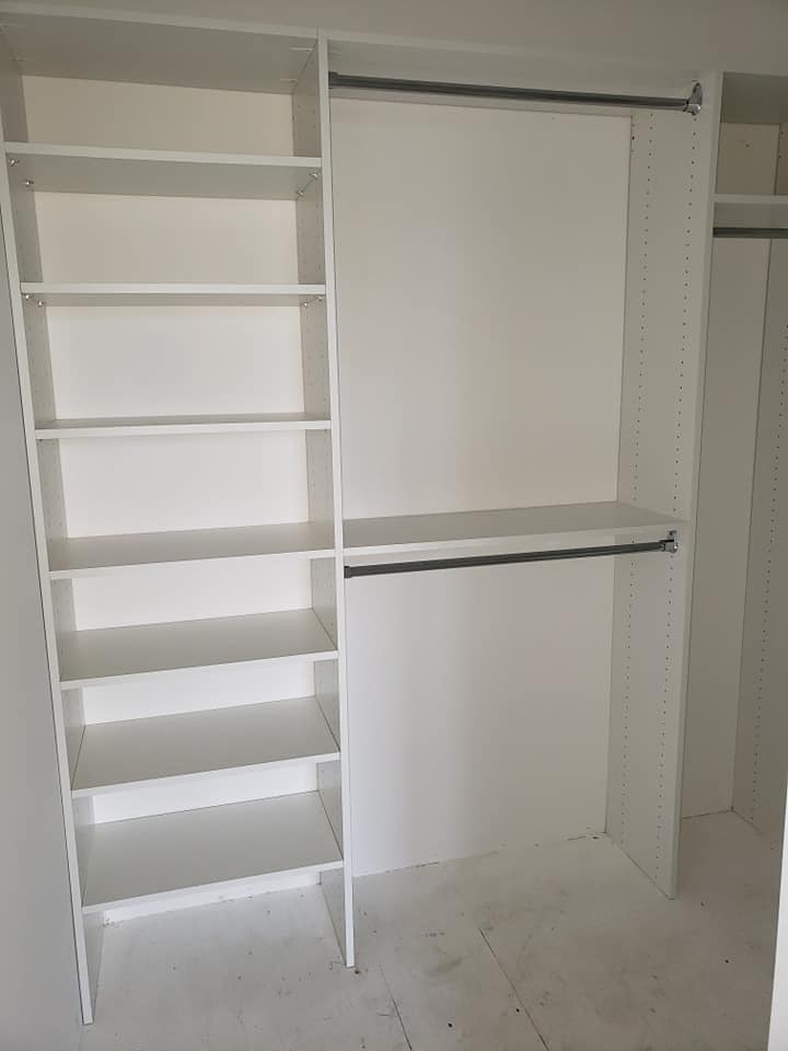 Custom Closet System Installation Project