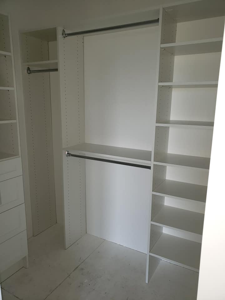 Custom Closet System Installation Project