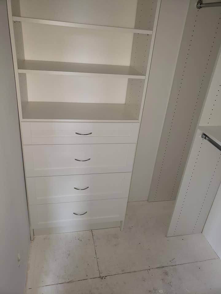 Custom Closet System Installation Project