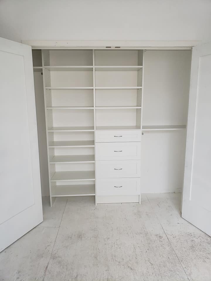 Custom Closet System Installation Project