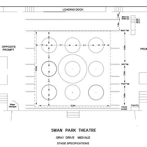 Calisthenics WA Swan Park Theatre Stage Plan