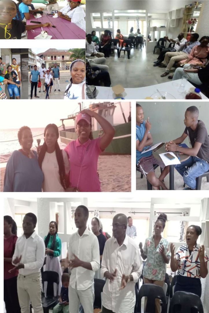 Collage of images from ICOC Beira missionary team.