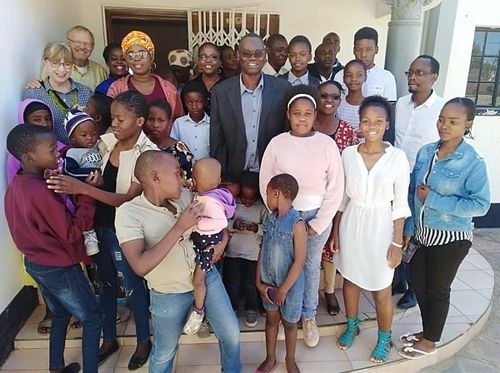 JB and Pascasie hosts a house church in Palapye
