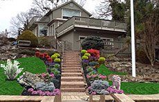 After Front Stairs Landscape Design — Lakewood, NJ — Howard Payne Landscaping & Design Inc.