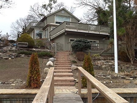 Before Front Stairs Landscape Design — Lakewood, NJ — Howard Payne Landscaping & Design Inc.