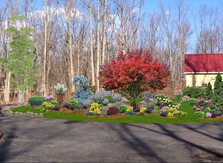 After Flower Bed Landscaping — Lakewood, NJ — Howard Payne Landscaping & Design Inc.