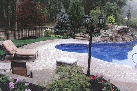 Pool Stonework — Lakewood, NJ — Howard Payne Landscaping & Design Inc.