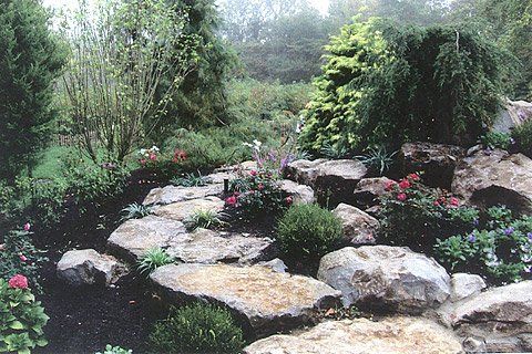 Backyard Stonework with Landscaping — Lakewood, NJ — Howard Payne Landscaping & Design Inc.