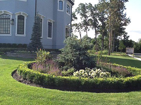 Lawn Island — Lakewood, NJ — Howard Payne Landscaping & Design Inc.
