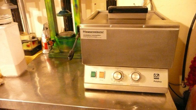 Machine used at the denture clinic