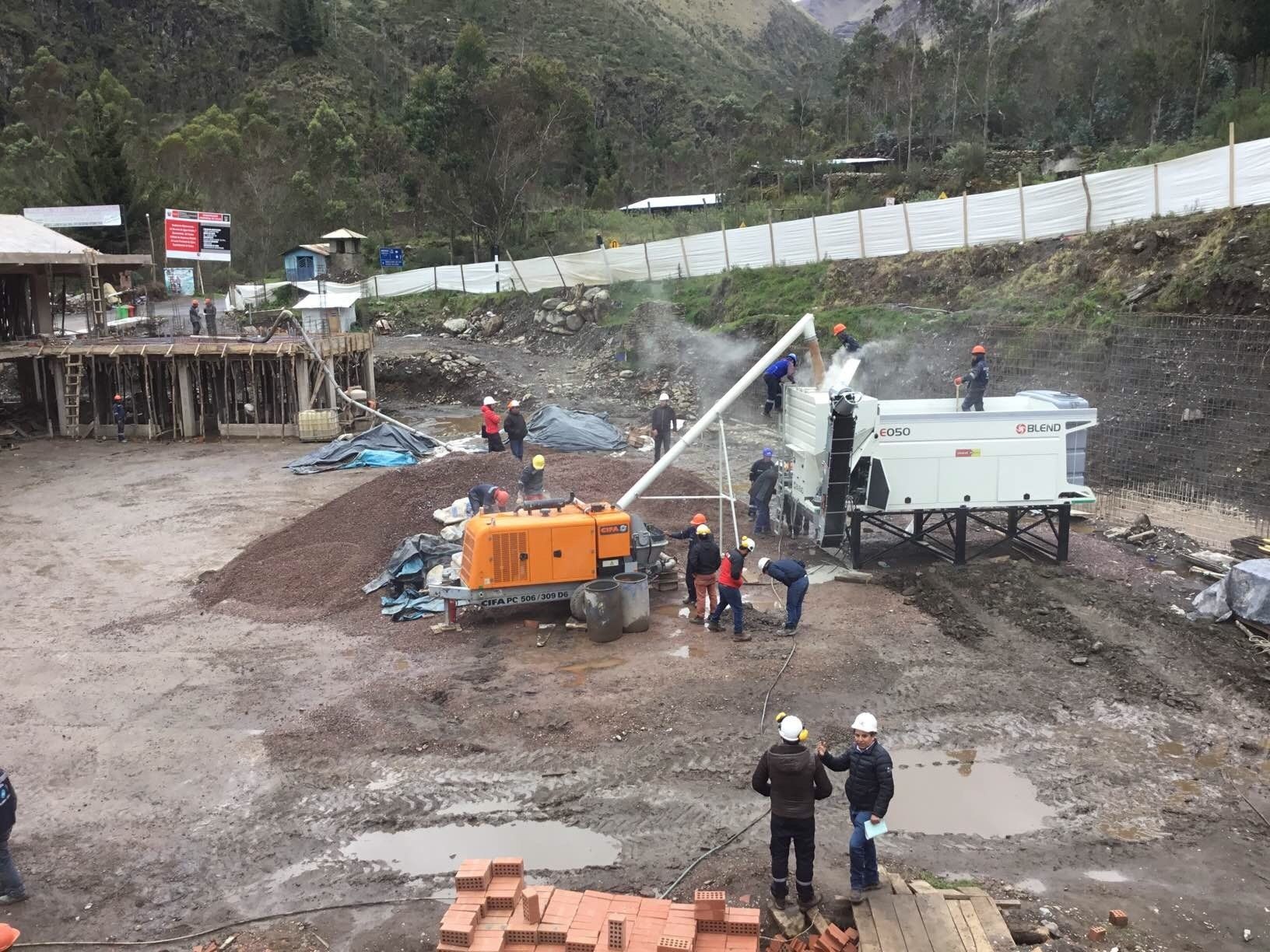 Blend Mobile Continuous Mixing Plant