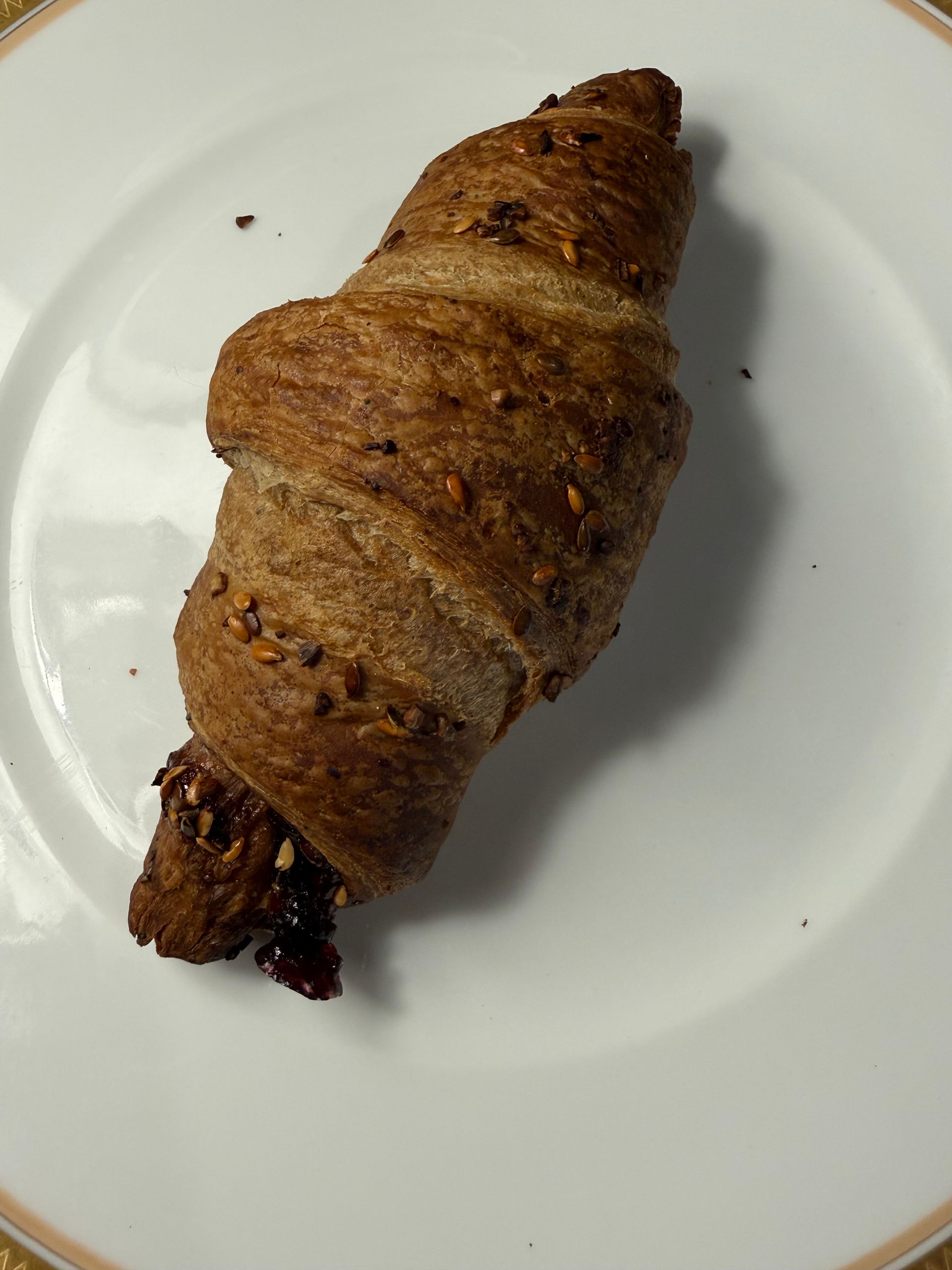 Blåbærcroissant