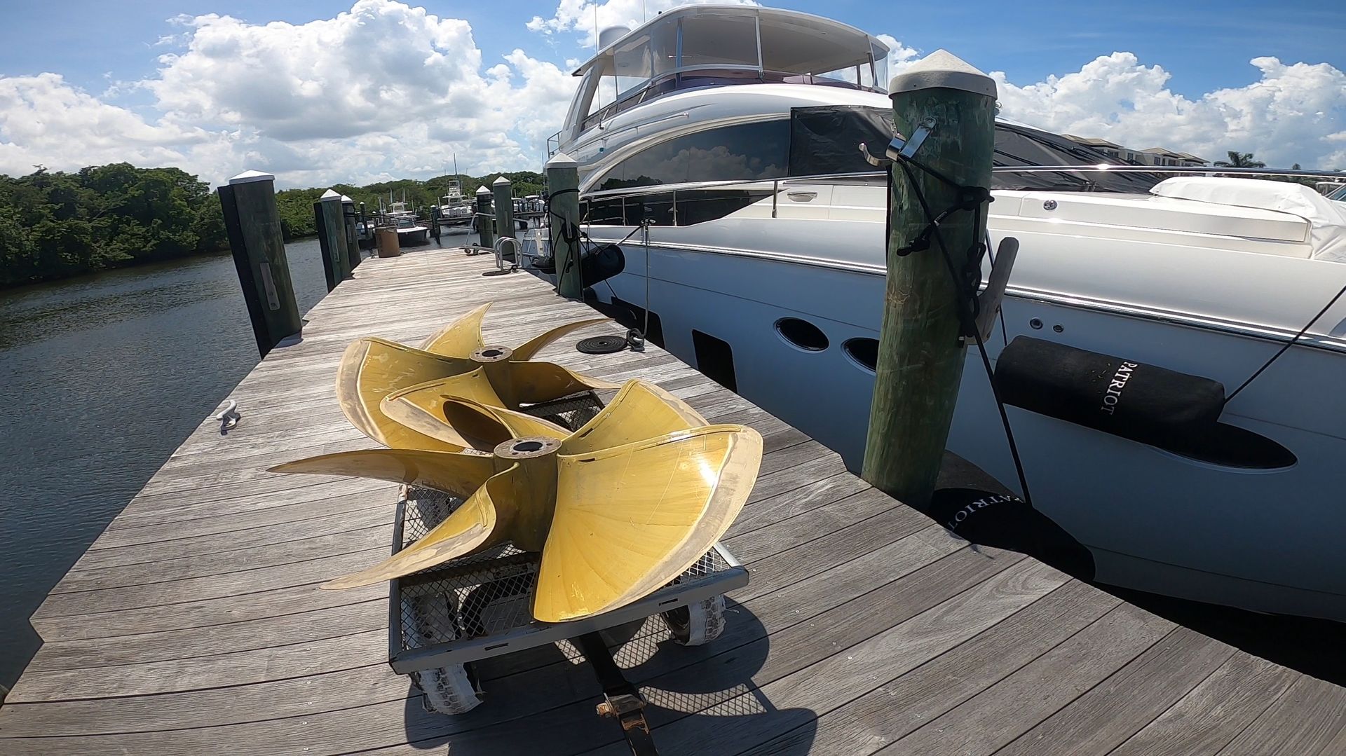 princess propeller repair