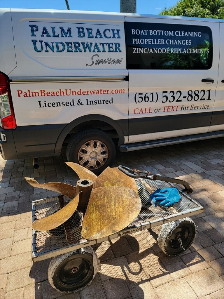 38- Propeller Removal - 82' Sunseeker Predator