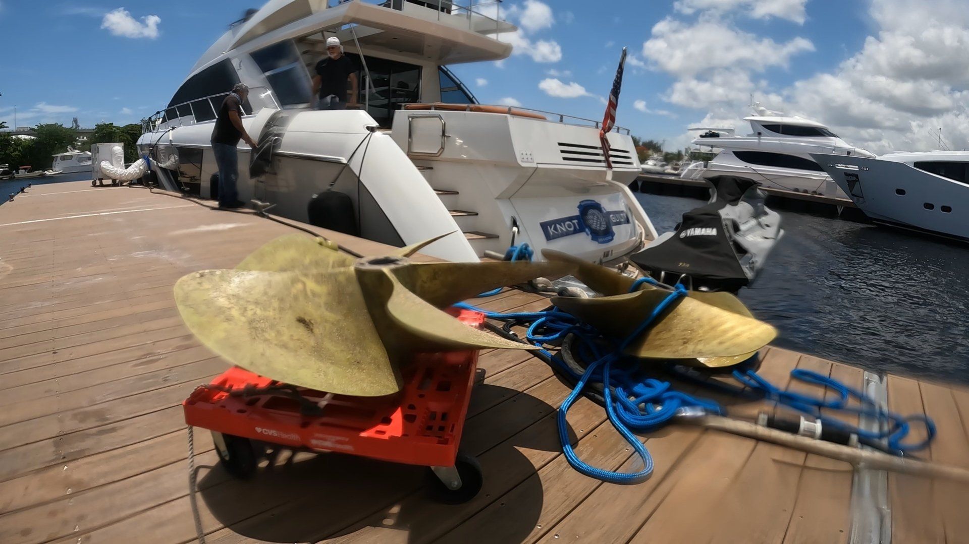 A hull diver shows the 39