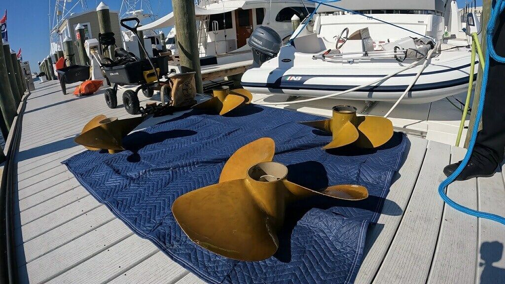 Volvo-Penta IPS Propeller Repair w- 24 Hour Turnaround - 60' Cruisers