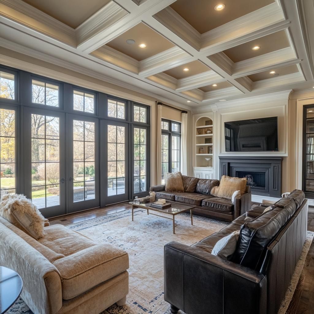 Light Themed Living room - Interior Painting Nashville, TN