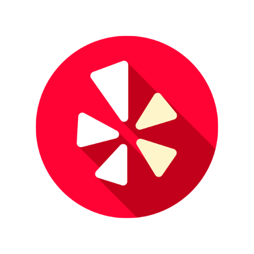 A red circle with a white star in it