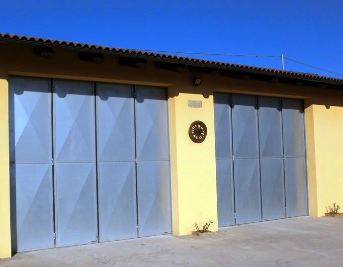 recinzione in metallo per casa privata
