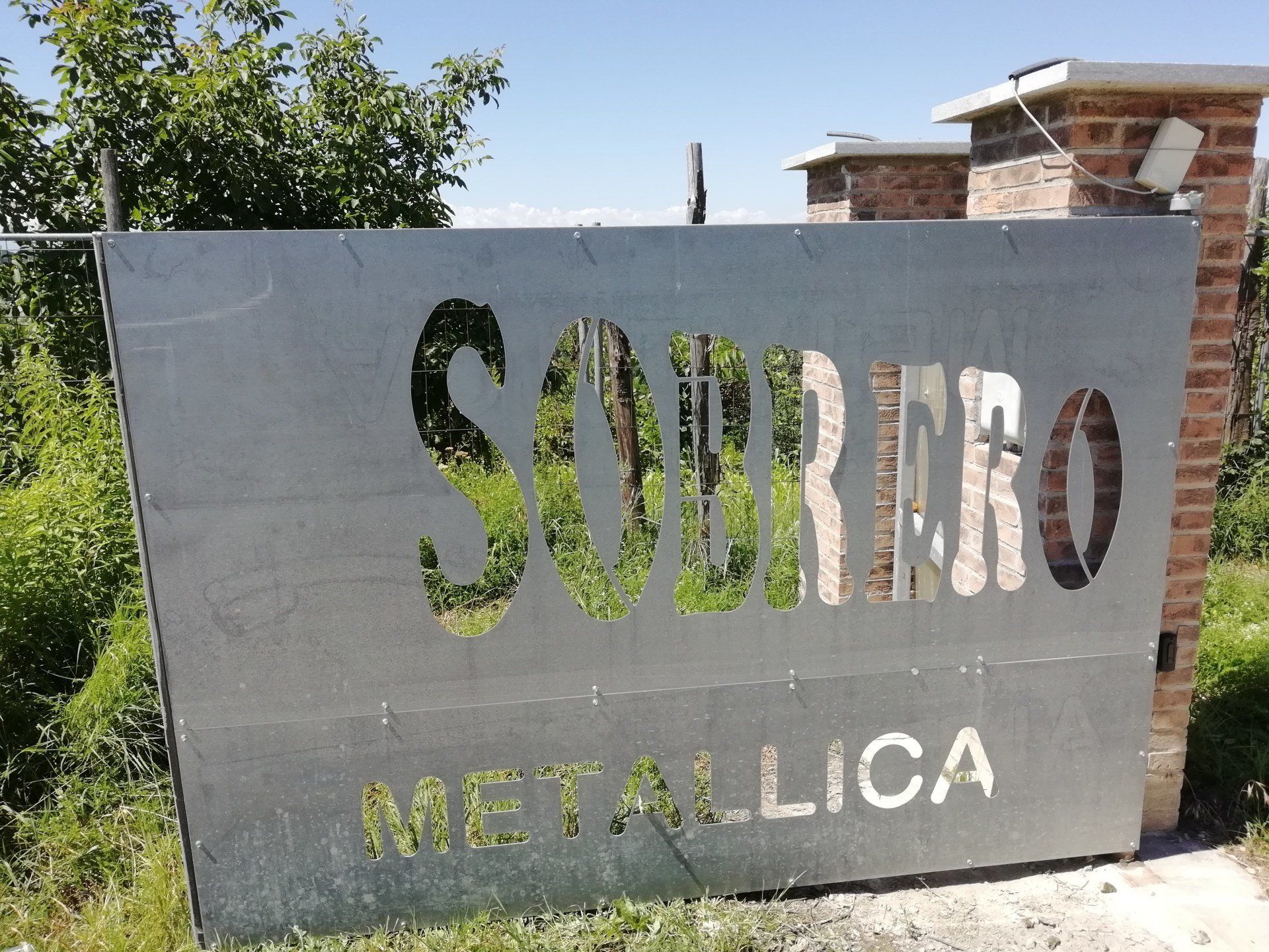 ringhiera in metallo
