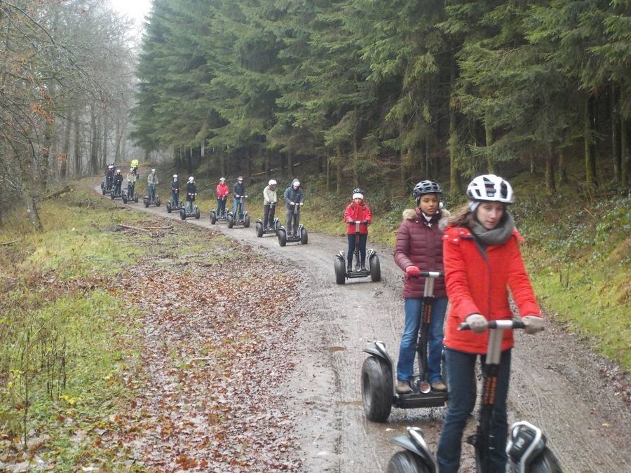 groot aantal segways te huur