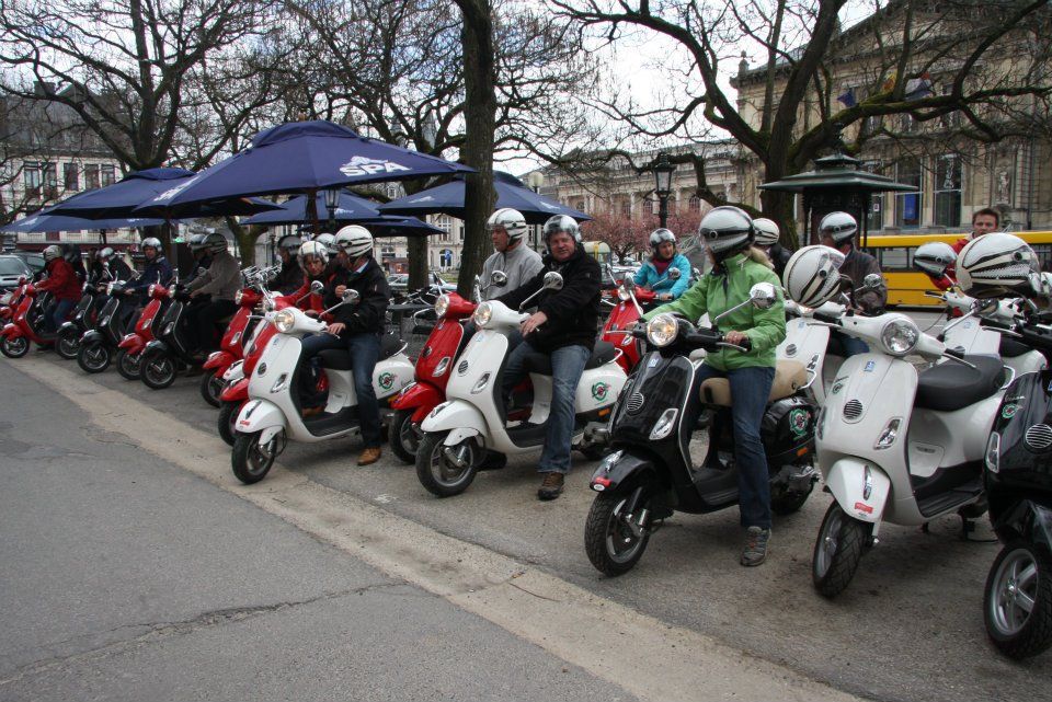 vespas te huur spa ardennen
