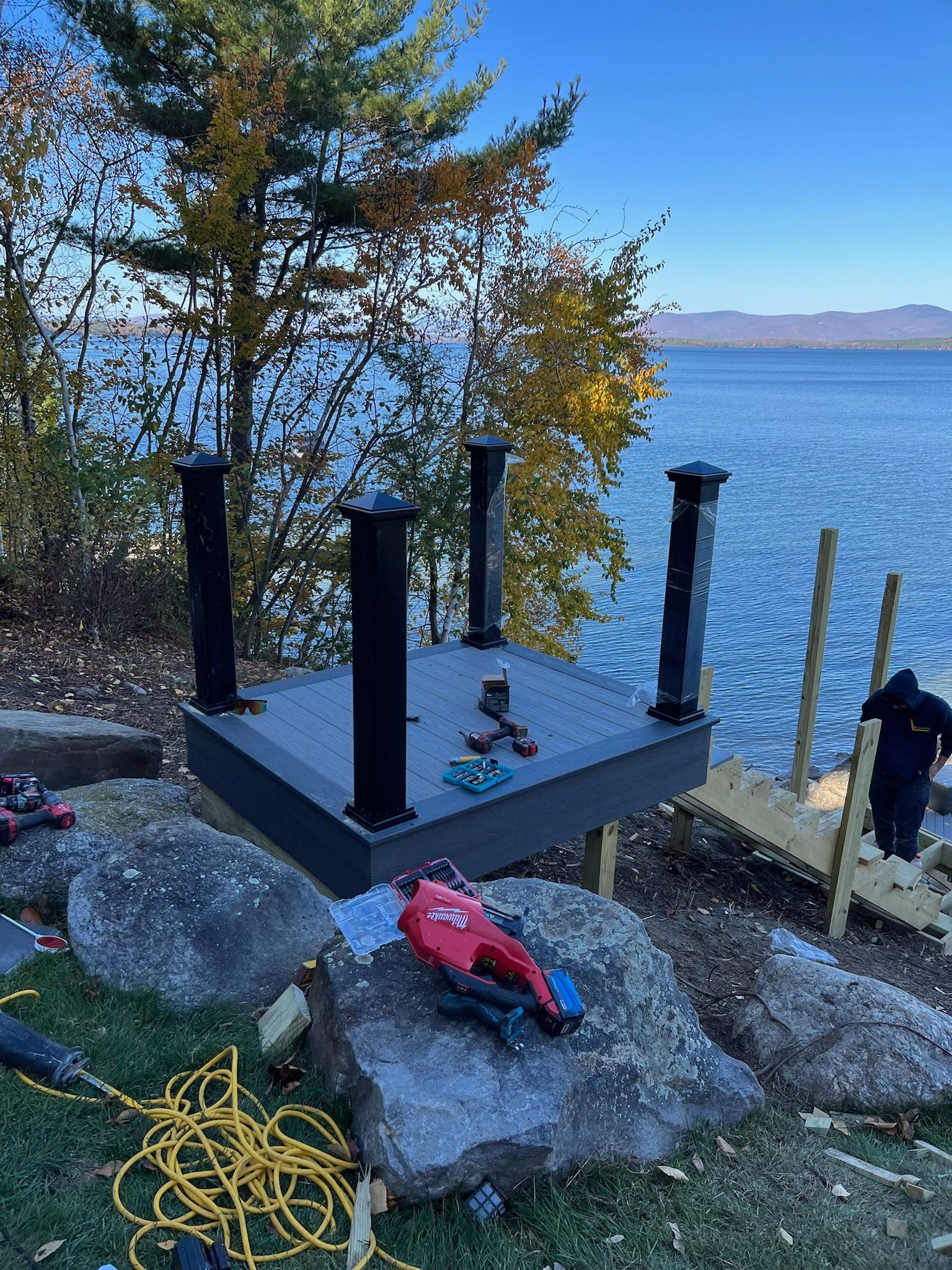 stairway to ocean licensed general contractor exterior renovation cape cod, Massachusetts