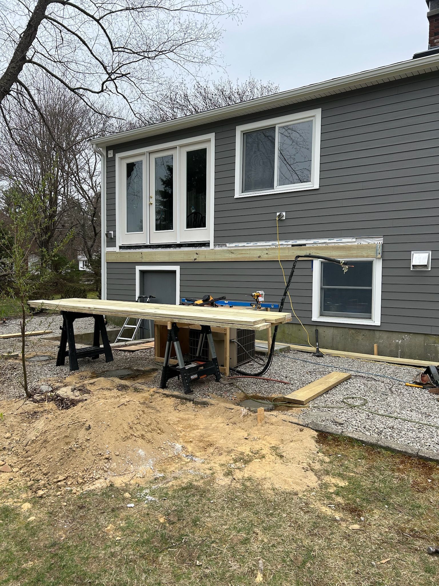 Exterior deck built by licensed Contractor in Framingham, massachusetts