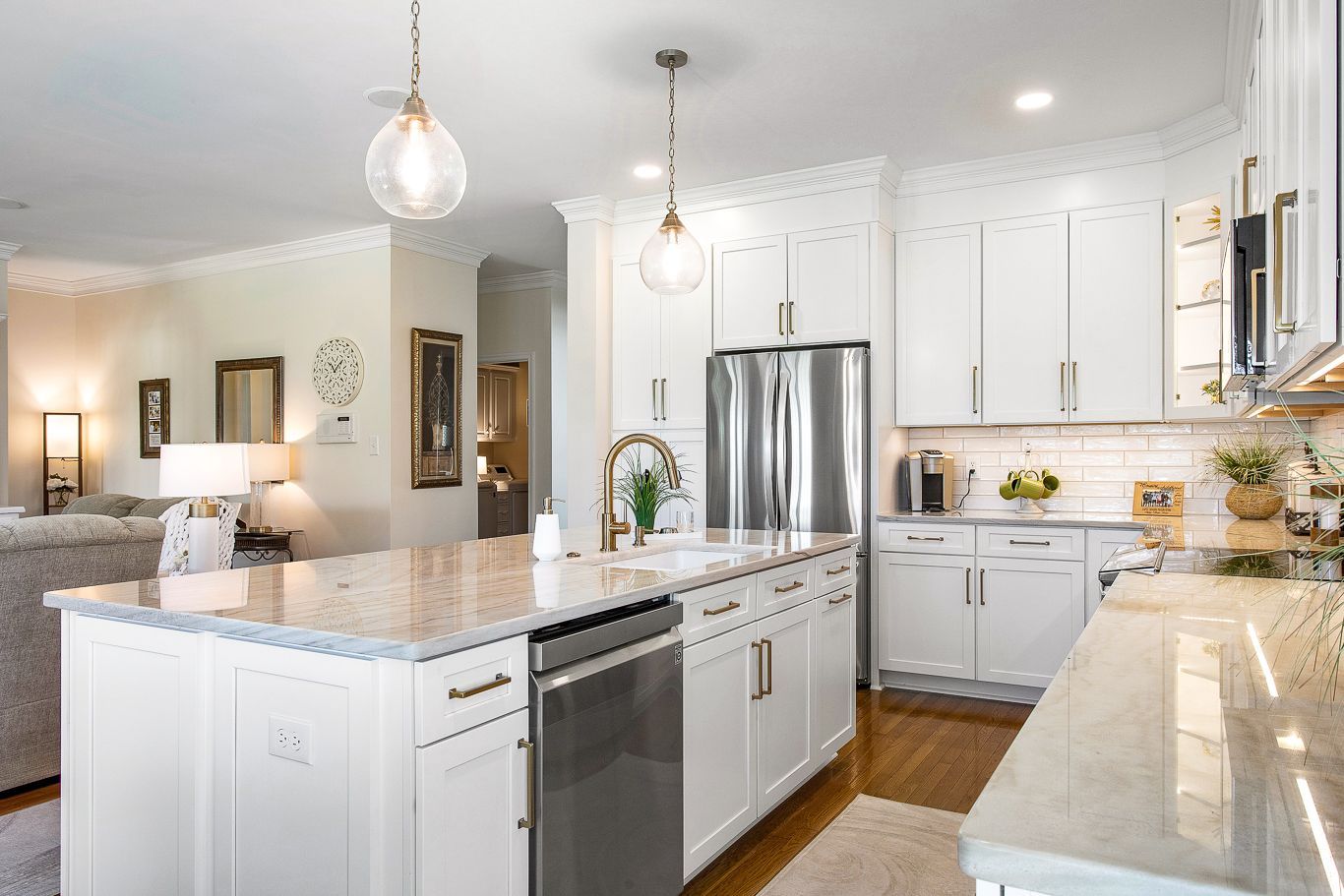 The Moore kitchen after kitchen remodling from Kitchen Doctors