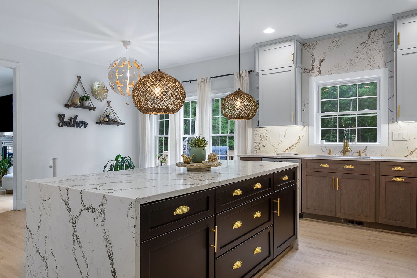 The Moroney kitchen after the Kitchen Doctors did their thing!