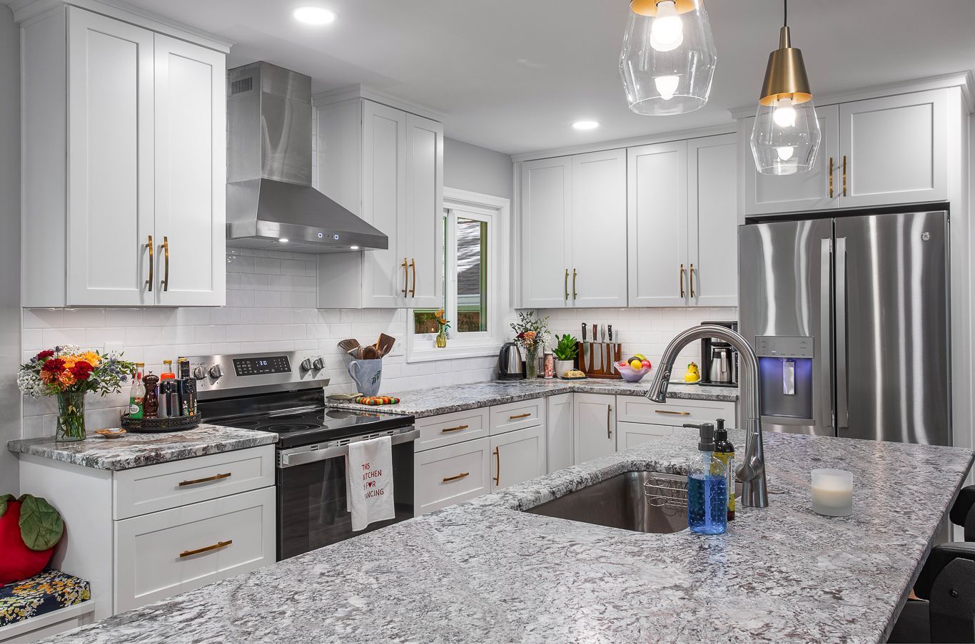 The Rhoades kitchen after our remodling project