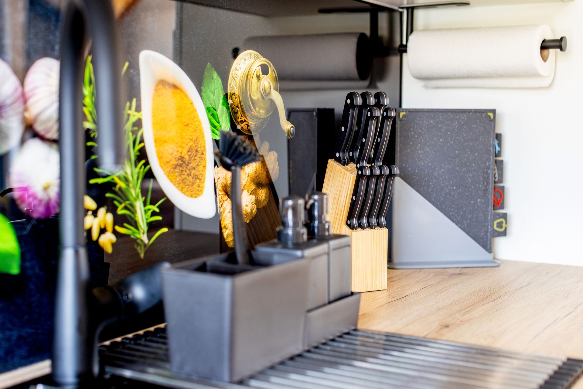 Ferienwohnung Hainleiteblick - Küche Detail