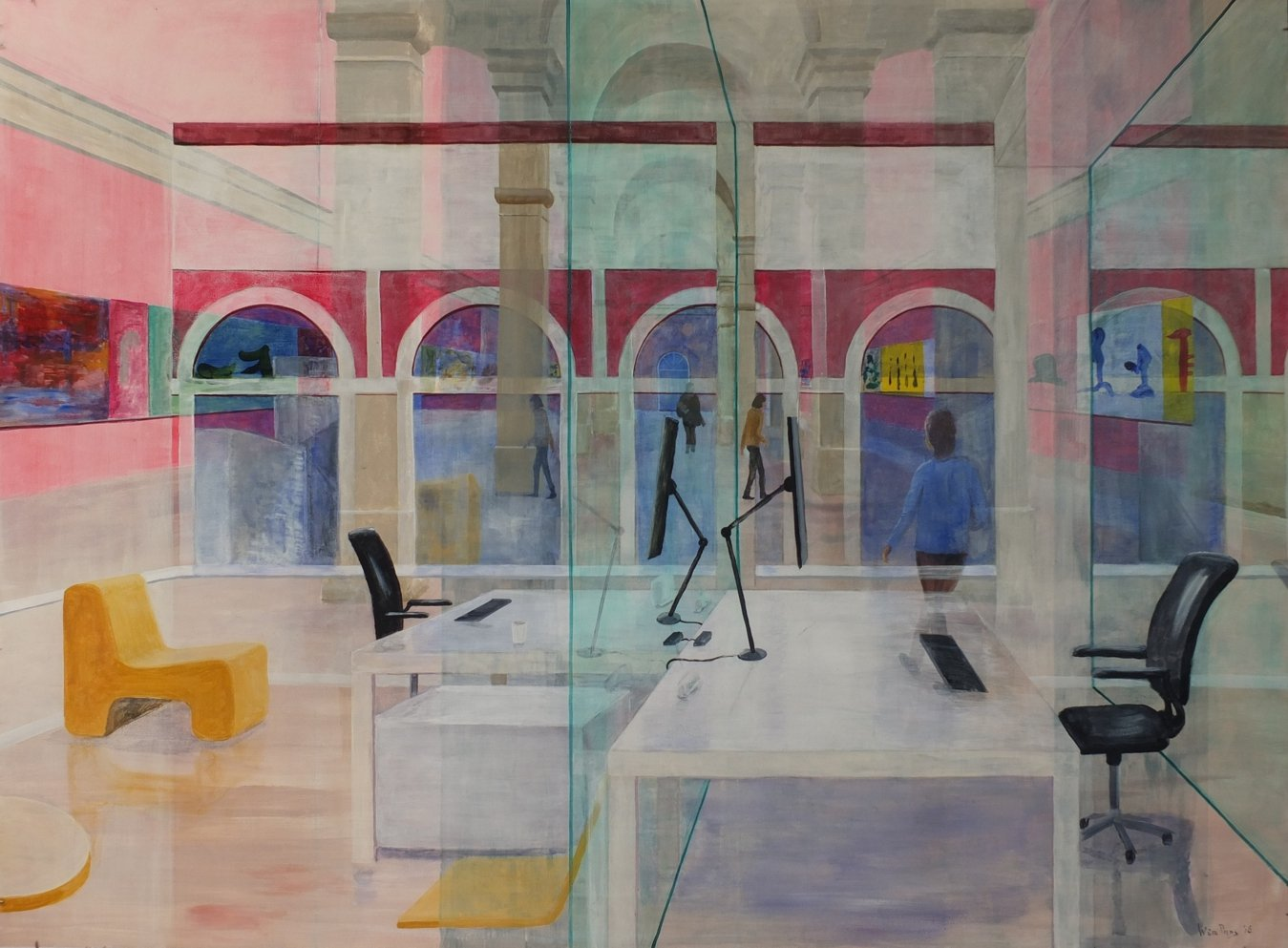 Schilderij Wim Prins