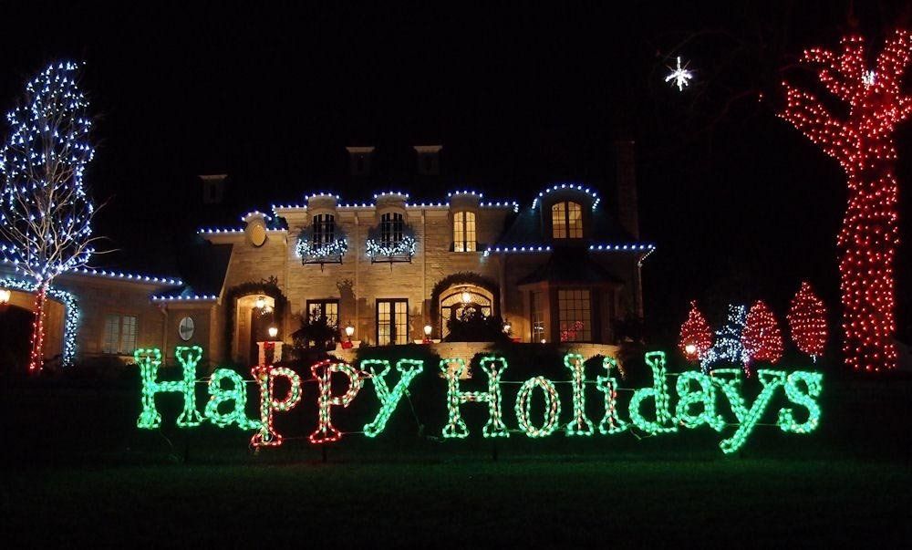 MC Holiday Lighting | Lighted Holiday Signs | NY, NJ, CT Tri-State Area