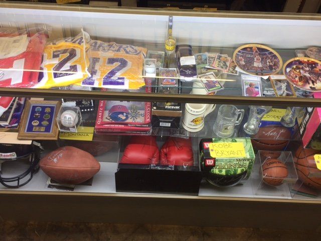 Sports memorabilia at Maine Pawn Shop - local pawn shops West Covina, CA / pawnbrokers West Covina, CA